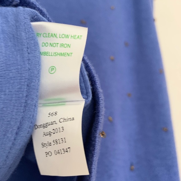 Lilly Pulitzer Kate Sweater Embellished Blue Belle - Picture 4 of 8